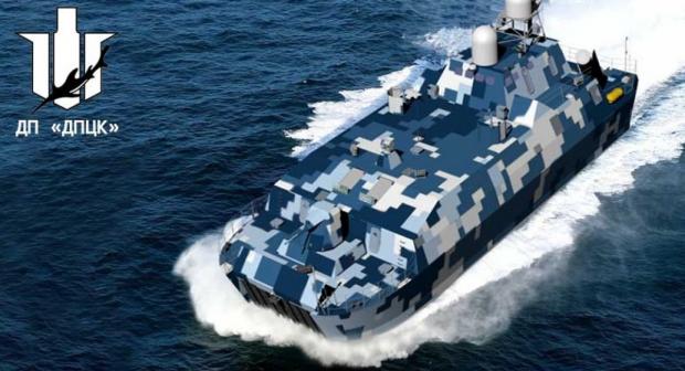 Військові корабели презентували проект малого катера "Богомол"
