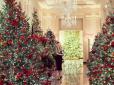 Останнє Різдво в Білому домі: Меланія Трамп феєрично прикрасила президентську резиденцію