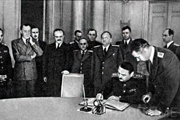 Подписание Соглашения о перемирии от 19 сентября 1944 года