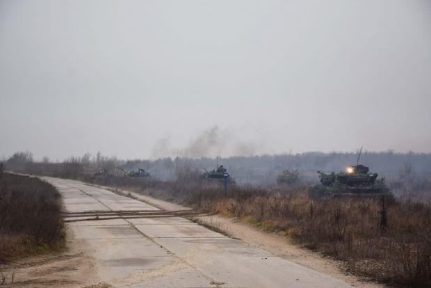 Танкова бригада вчилася завдавати втрат противнику. Танки Т-64БВ ЗСУ. Січень 2021. Фото: 1 ОТБр