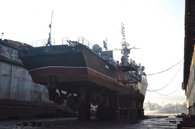 Стан корпусу корабля «Вінниця» у 2017 році