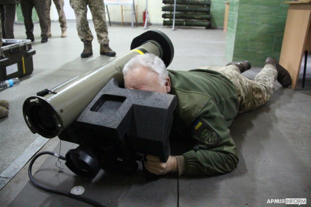 Підготовка оператора FGM-148 «Javelin» в Україні. Лютий 2021. Фото: АрміяInform