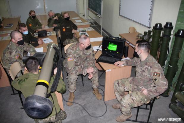 Підготовка оператора FGM-148 «Javelin» в Україні. Лютий 2021. Фото: АрміяInform