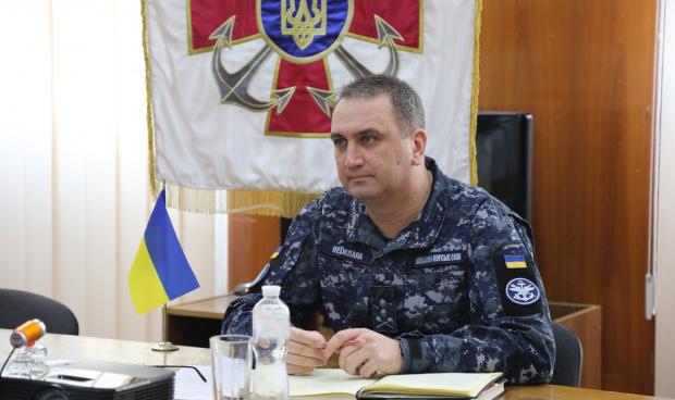 Командувач ВМС України контрадмірал Олексій Неїжпапа. Фото: ВМС ЗСУ