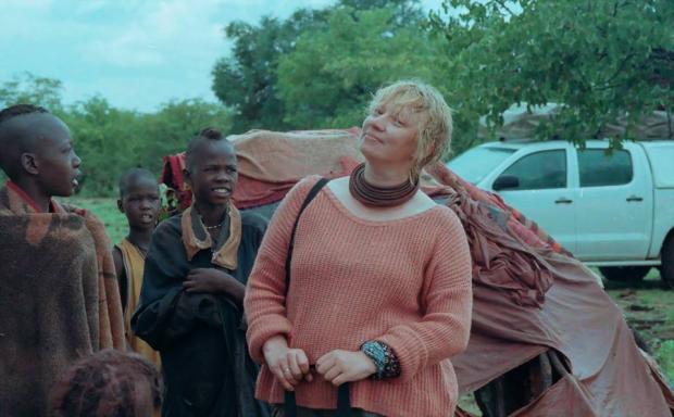 Інна Мєтєльская-Шеремєтьєва в Африці. Фото: Літрес.