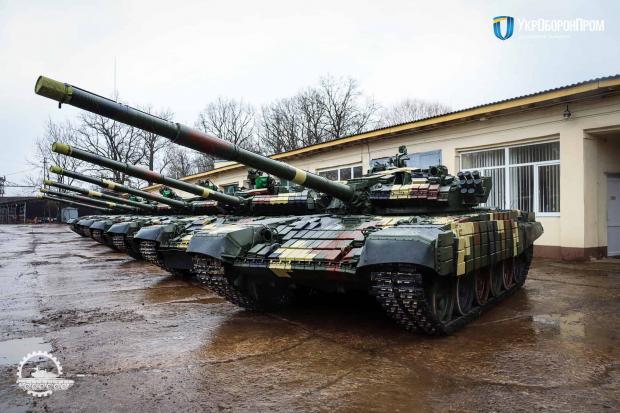 Відремонтовані та модернізовані на ДП «Львівський бронетанковий завод» танки Т-72