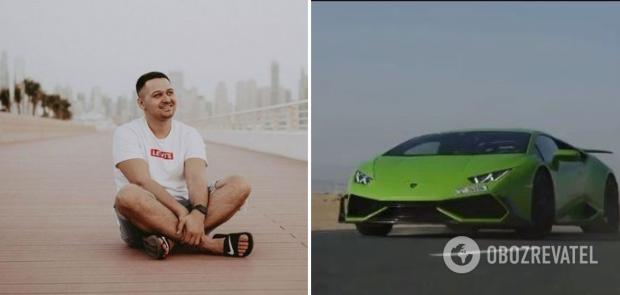 Олександр Мицкан орендував Lamborghini і застряг у Дубаї.