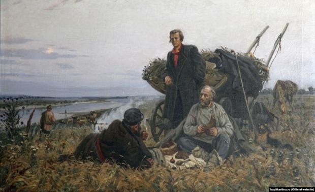 Григорій Гончаров. «Кольцов у донських степах», 1953 рік