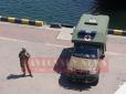 В Одесі через фрегат США перекрили частину порту - причал патрулюють автоматники (фото, відео)