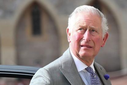 Prince Charles, Prince of Wales arrives to attend the wedding of Britain's Princess Eugenie of York to Jack Brooksbank at St George's Chapel