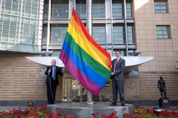 Дипломати робили символічний жест у Pride Flag Day