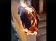Топтали, плювали, а потім спалили: У окупованому Донецьку підлітки 