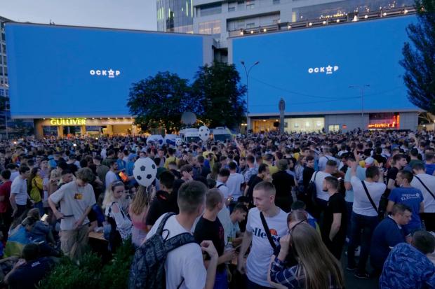 13 тисяч людей виконали гімн у Києві: потужне відео з матчу Україна - Анлія