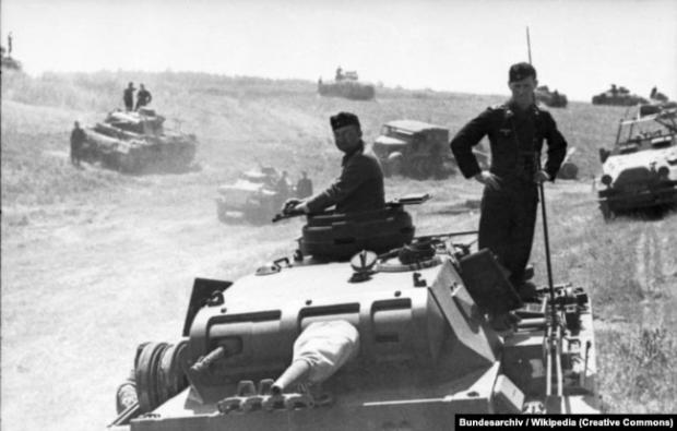 Німецькі танкісти під Берестечком