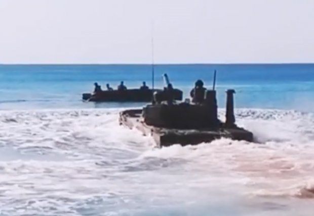 "Спрут-СДМ1" під час випробувань у Чорному морі