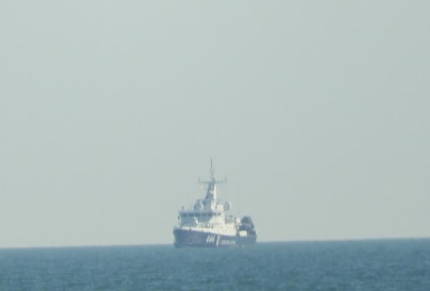 На фото - корабель Берегової охорони ФСБ РФ, котрий належить до типу "Охотник"