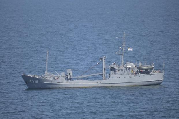 Розвідувальний корабель ВМС України "Переяслав" забезпечує оборону острова Зміїний