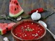 Готується швидко та просто: Рецепт холодного супу із кавуна та томатів