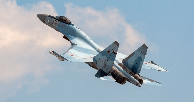 У Росії згорів МіГ-29. Винищувач Су-35С ПКС Росії. Фото: ЗМІ РФ