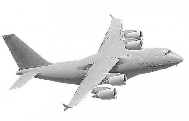 Графічний рендер проекту літака Ан-188