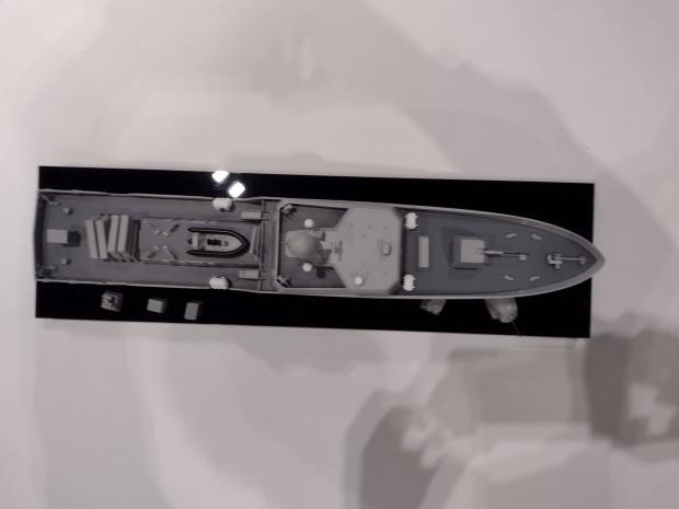 Проєкт ракетного катера презентовано компанією Babcock International. Вересень 2021. Фото: Harry Lye