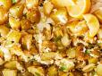 Смачна вечеря за півгодини: Рецепт ароматної картопляної запіканки із сиром та лимоном