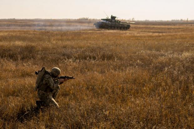 Маневри ЗСУ поблизу кордону з окупованим Кримом, фото - прес-служба Командування ООС