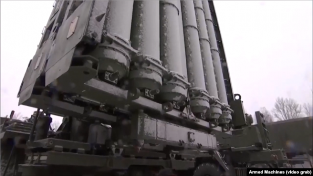 Росія, 2020 рік, пускова установка зенітно-ракетного комплексу С-350 «Витязь»