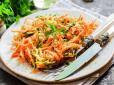 Морква по-корейськи з маринованими огірками - рецепт смачного салату до святкового столу