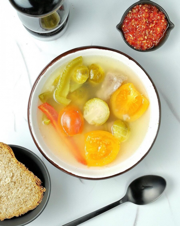 Овочевий суп із рисом і телятиною. Фото: instagram.com/elena_ermolenko.