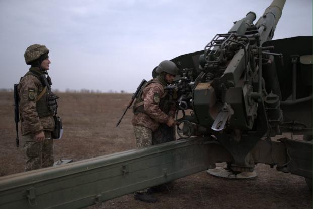 Збройні Сили України розгортають на Херсонщині гаубиці "Мста-Б", фото - прес-служба Генерального штабу ЗСУ