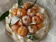 По-справжньому новорічний смак: Рецепт тортика із безе та мандаринами