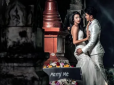 Моторошне видовище! Пара з Таїланду влаштувала весільну фотосесію в труні й зімітувала кремацію - їм пригрозили прокляттям (фото)