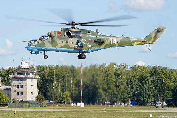 Гелікоптер Мі-24 Білорусі. Фото зі ЗМІ