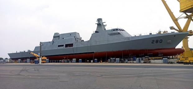 Перший із чотирьох корветів типу Ada для військово-морських сил Пакистану
