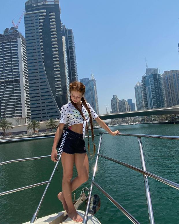 Олександра Трусова на відпочинку у Дубаї