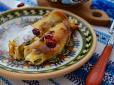 Надзвичайно смачний десерт на Масницю: Рецепт налисників із сиром та курагою у духовці