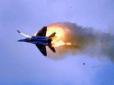 Військкор показав момент знищення 7-го російського військового літака в небі України (фотофакти)
