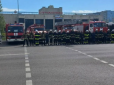 В Енергодарі окупанти силою спробували розігнати рятувальників, що вийшли на протест через викрадення начальника пожежної частини