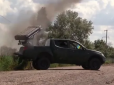 Бандермобіль існує! Українські військові модернізували Mitsubishi під РСЗВ (відео)