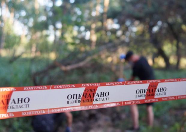 Поліція знайшла тіло закатованого росіянами чоловіка / facebook.com/pol.kyivregion