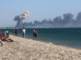 Потужні вибухи на головному військовому аеродромі Криму: Окупанти заявили про евакуацію населення