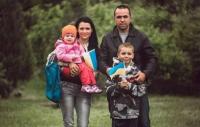 Сергій Сова із сім'єю