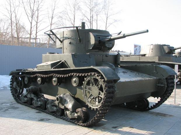 Танк Т-26. Такі брали участь у війні з Фінляндією та японцями на Халхін-Голі