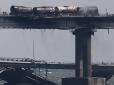 Вибух на Кримському мосту: Окупанти показали ушкодження залізничної гілки (відео)