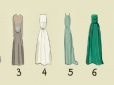 Жіночий психологічний тест: Виберіть сукню та дізнайтеся дещо цікаве про себе!