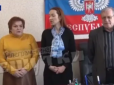 Знаково: На окупованому Донбасі матерям і дружинам загиблих загарбників допомогу вручили в чорних пакетах (відео)