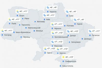 Сьогодні буде тепло та без опадів. Укргідрометцентр