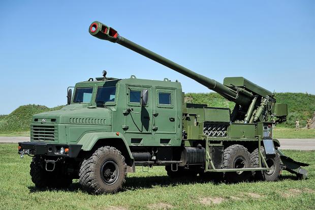 Українська колісна самохідна артилерійська установка 2С22 «Богдана» 155 мм калібру. Україна. Фото з відкритих джерел