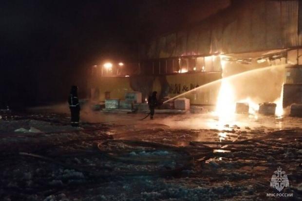 Пожежа на складі в Одинцово